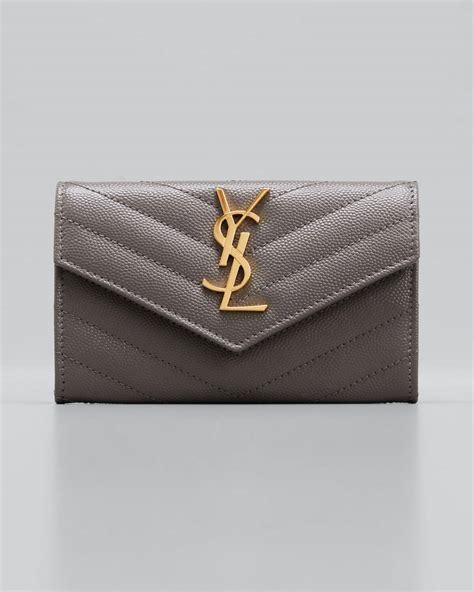 ysl small wallet bi fold|ysl small envelope wallet.